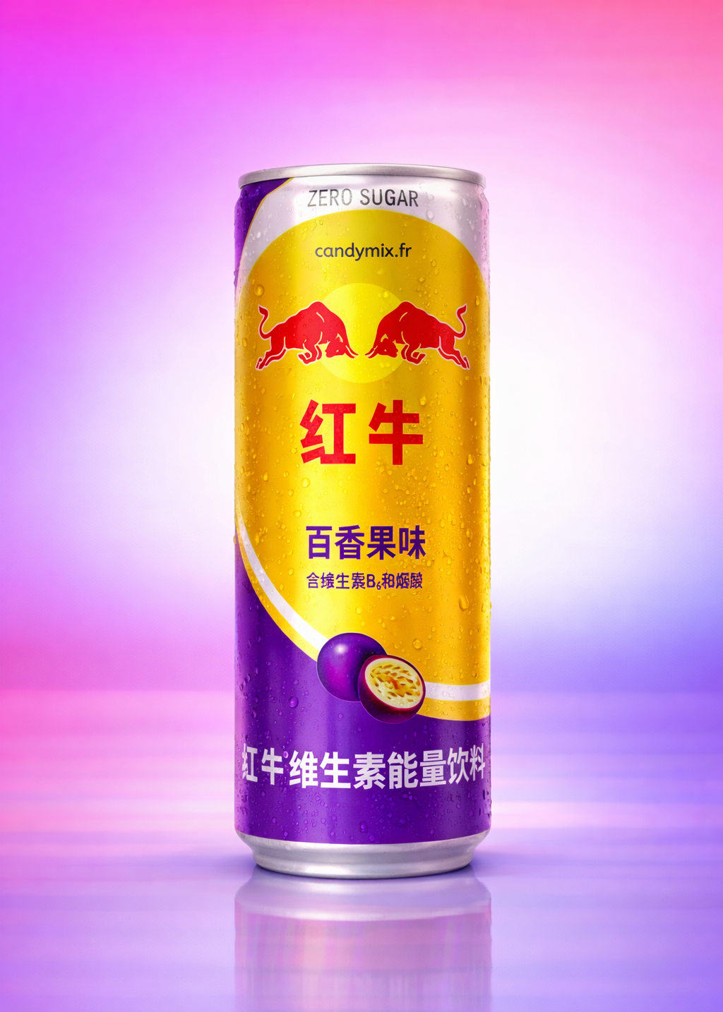 Red Bull Zero Sugar Orange Passion Fruit (250ml)