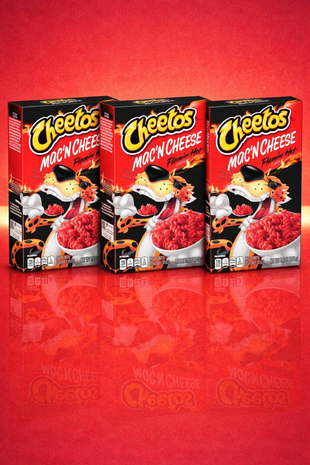 Cheetos Mac 'N Cheese, Flamin' Hot Cheetos (160g)