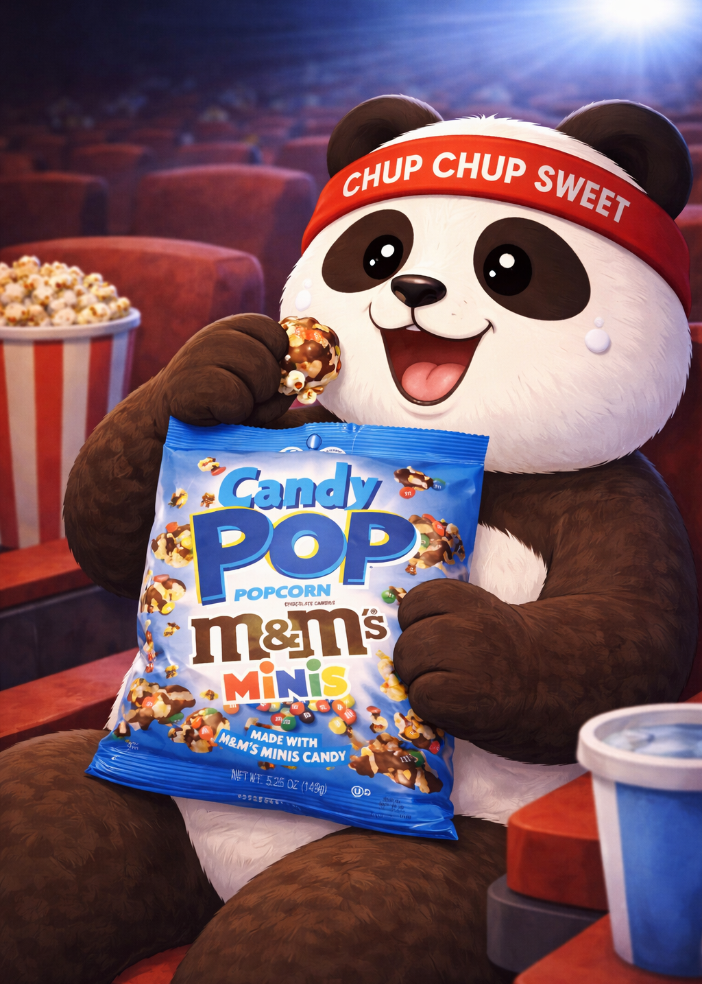 M&M'S Chocolate Minis Candy Pop Popcorn (149g)