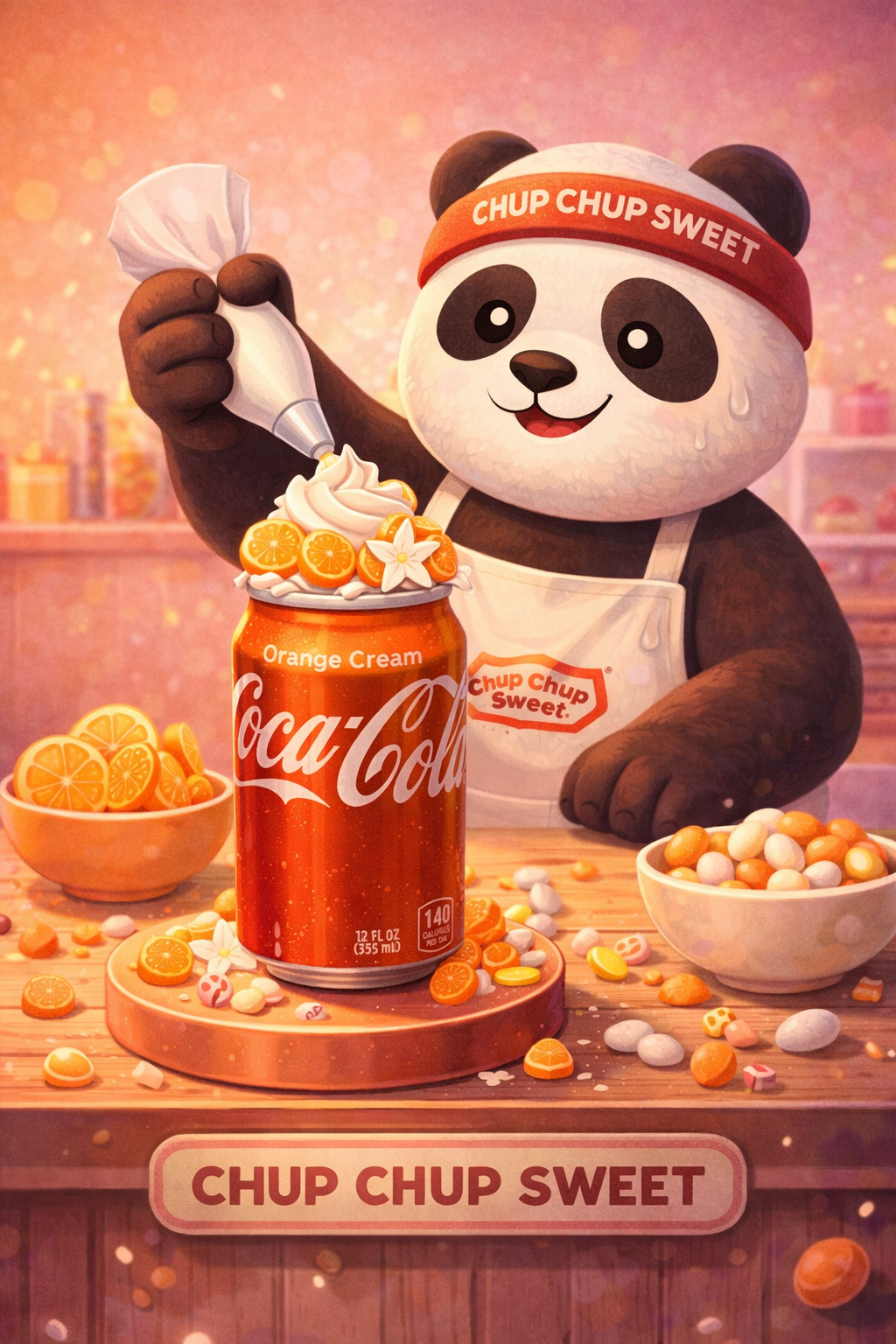 Coca Cola Orange Cream (355ml)