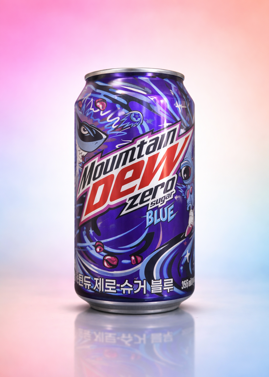 Mountain Dew Zero Sugar Blue Korea exklusiv (355ml)