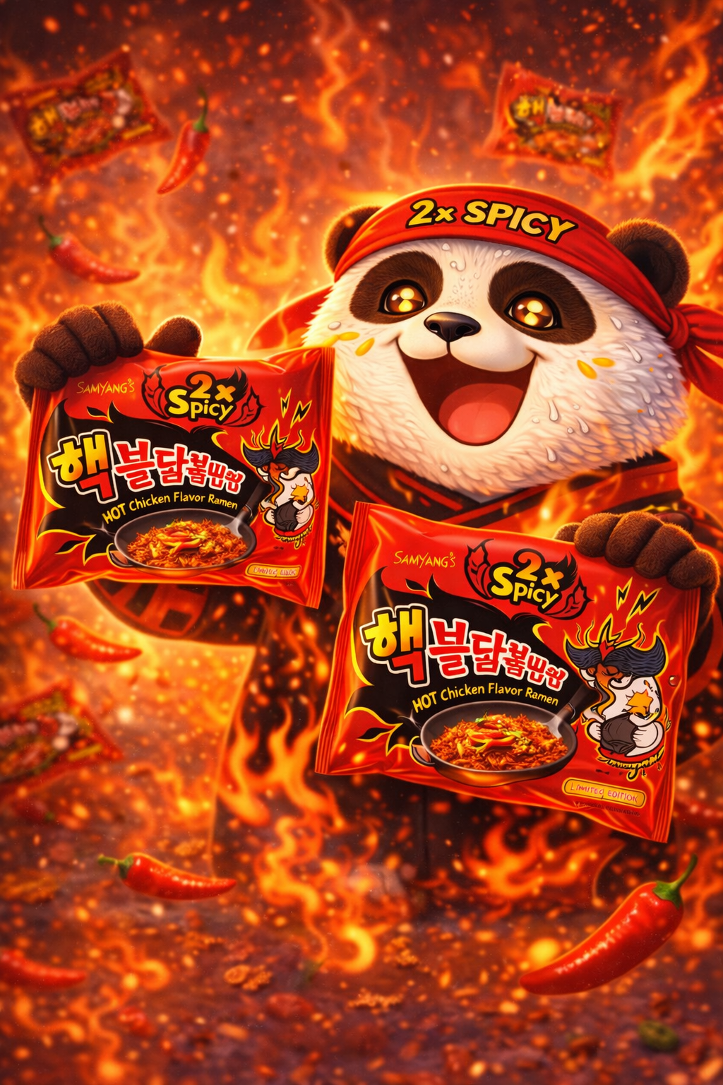Samyang Buldak 2x Spicy Hot Chicken Bundle (5x 140g)