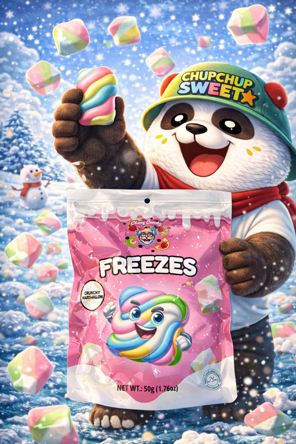 Chaos Candy Freezes Crunchy Marshmallow (50g)