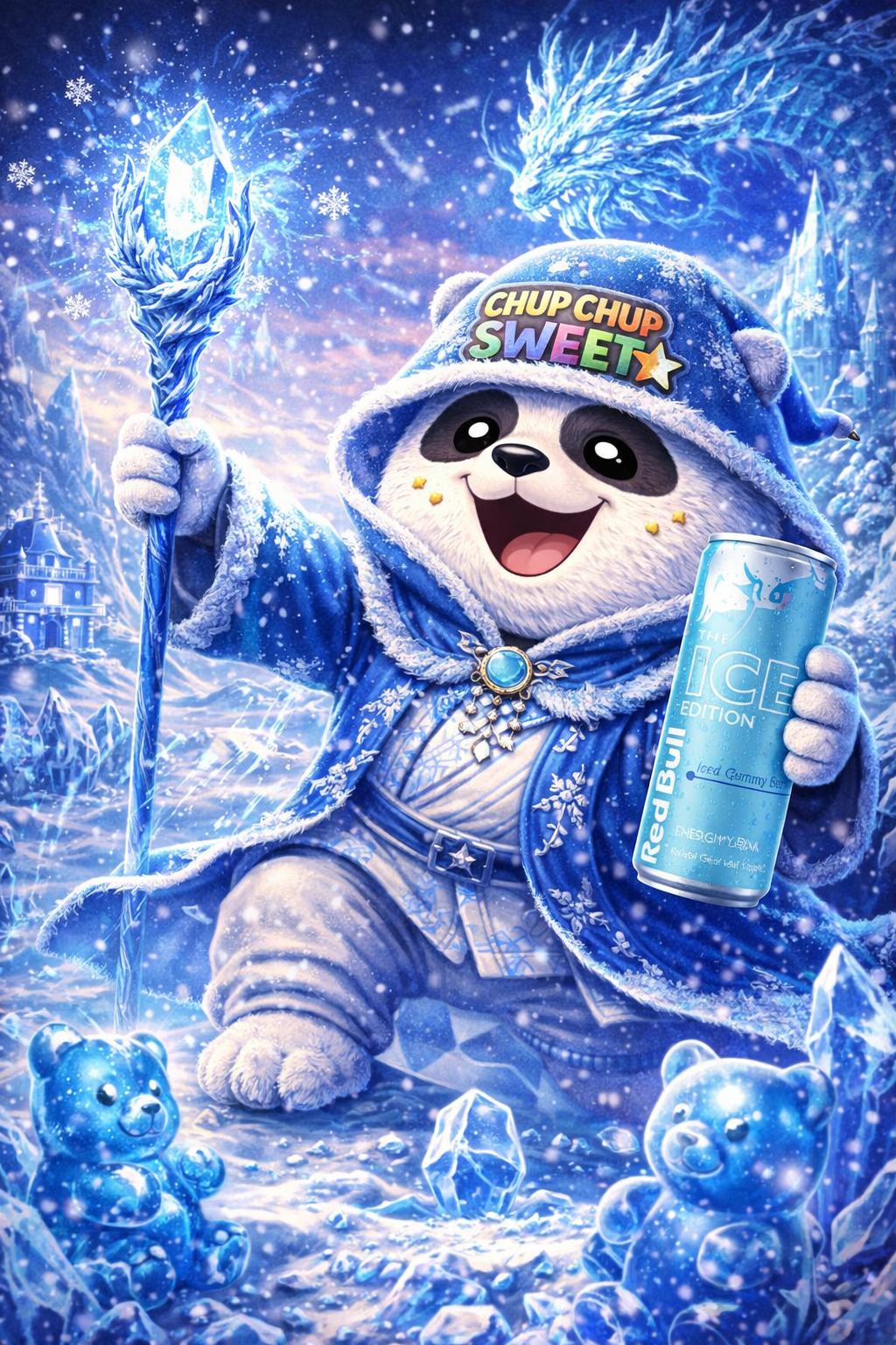 Red Bull Ice Edition Iced Gummy Bear (250 ml)