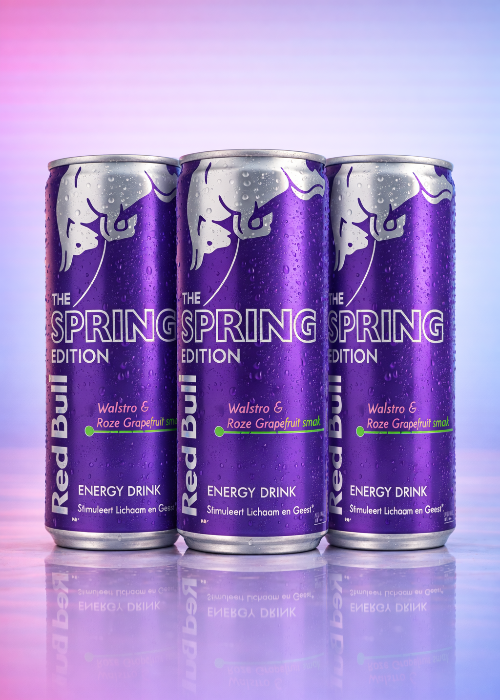 Red Bull Spring Edition Walstro & Roze Grapefruit (250ml)