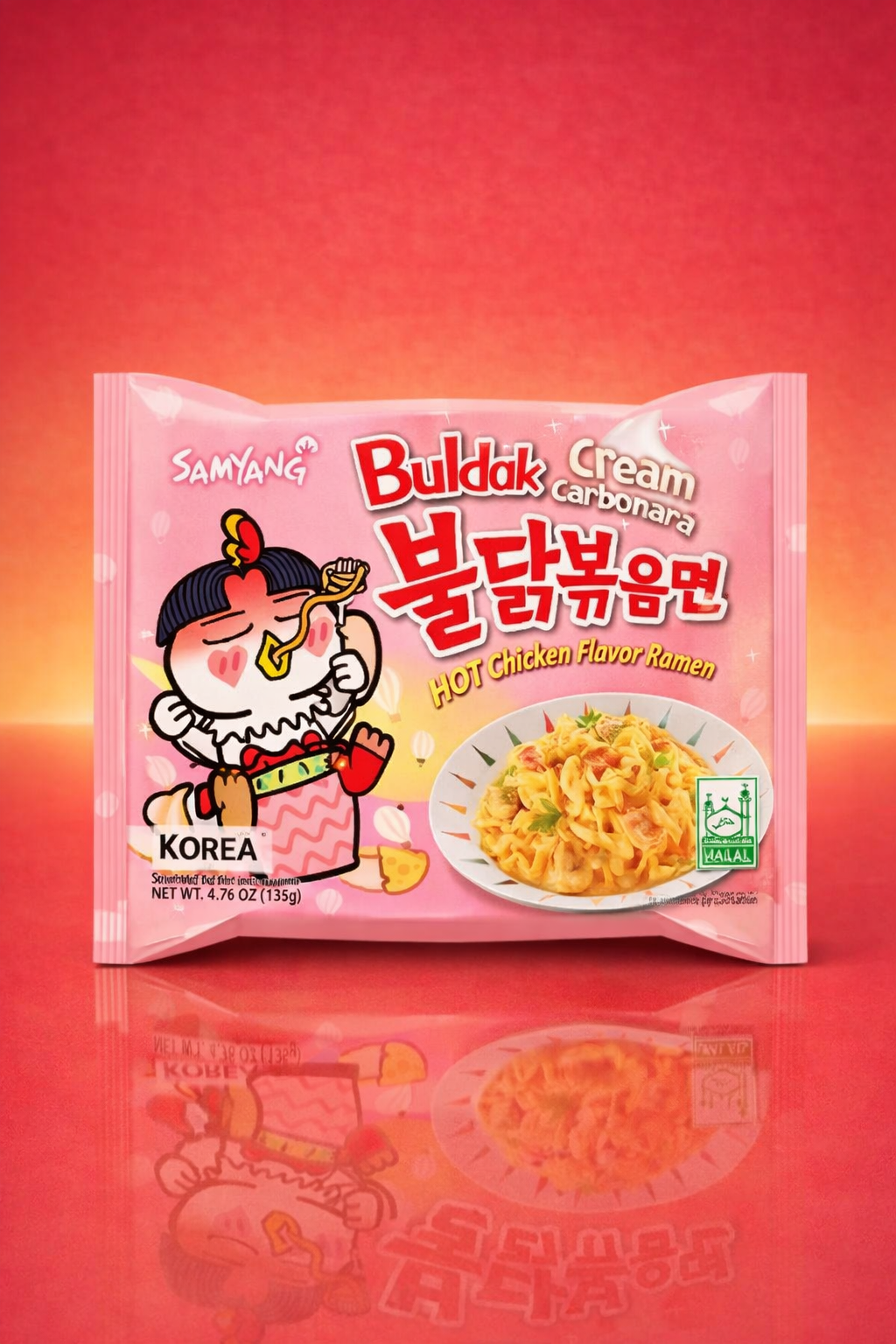 Samyang Buldak Cream Carbonara Hot Chicken Flavor Ramen 140g