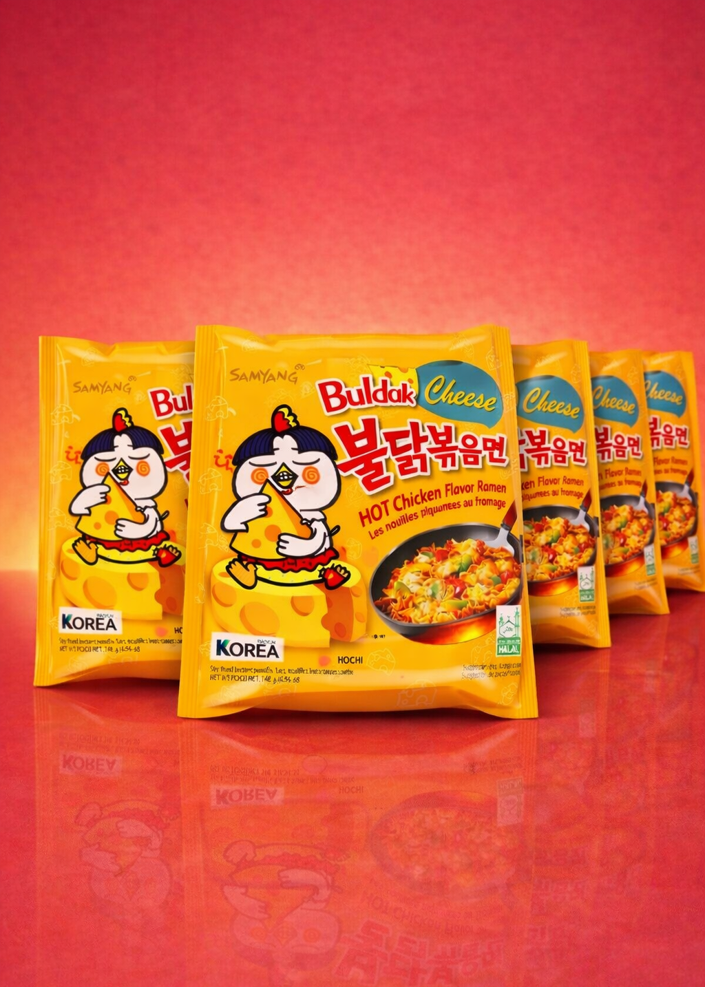 Samyang Buldak Cheese Bundle (5x 140g)