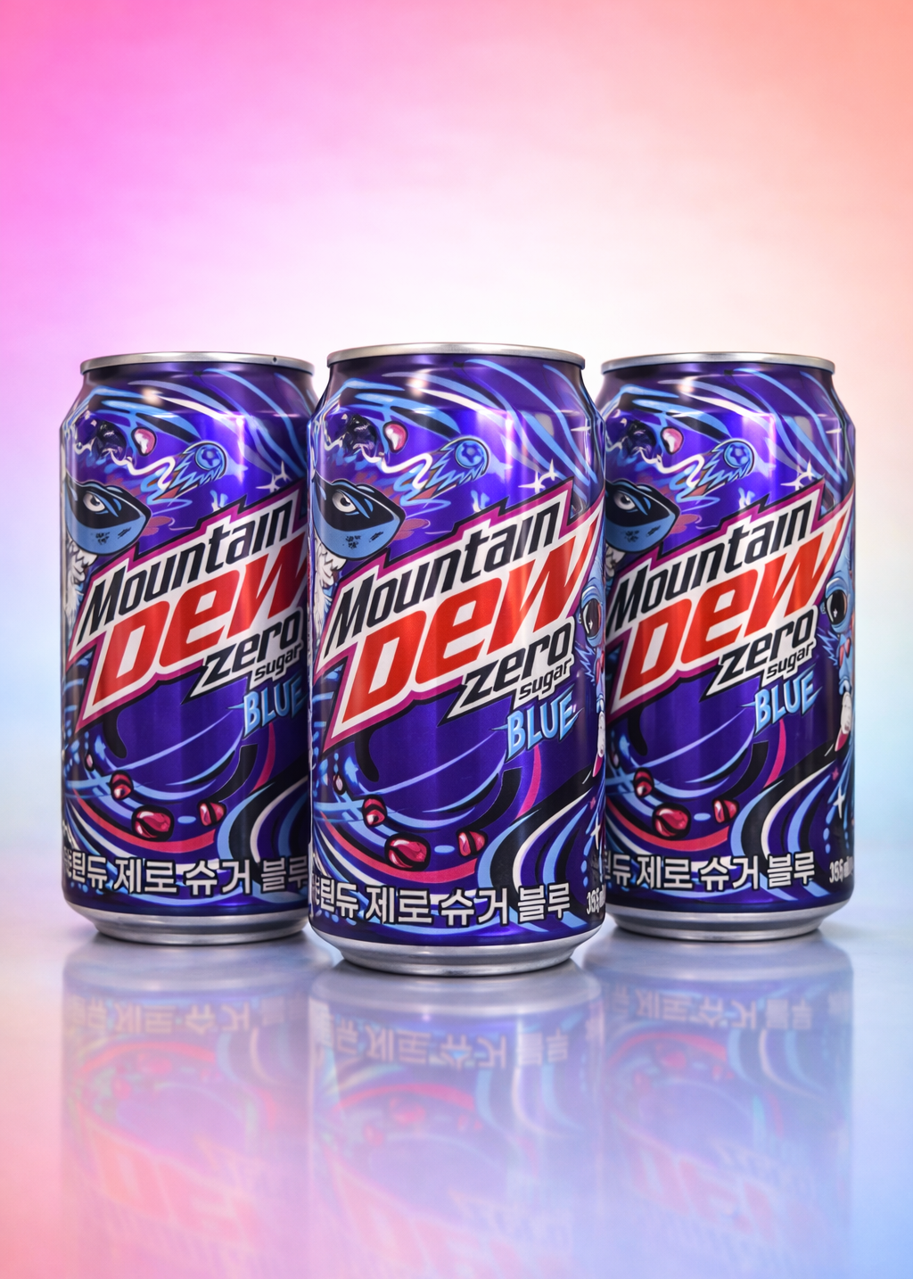 Mountain Dew Zero Sugar Blue Korea exklusiv (355ml)