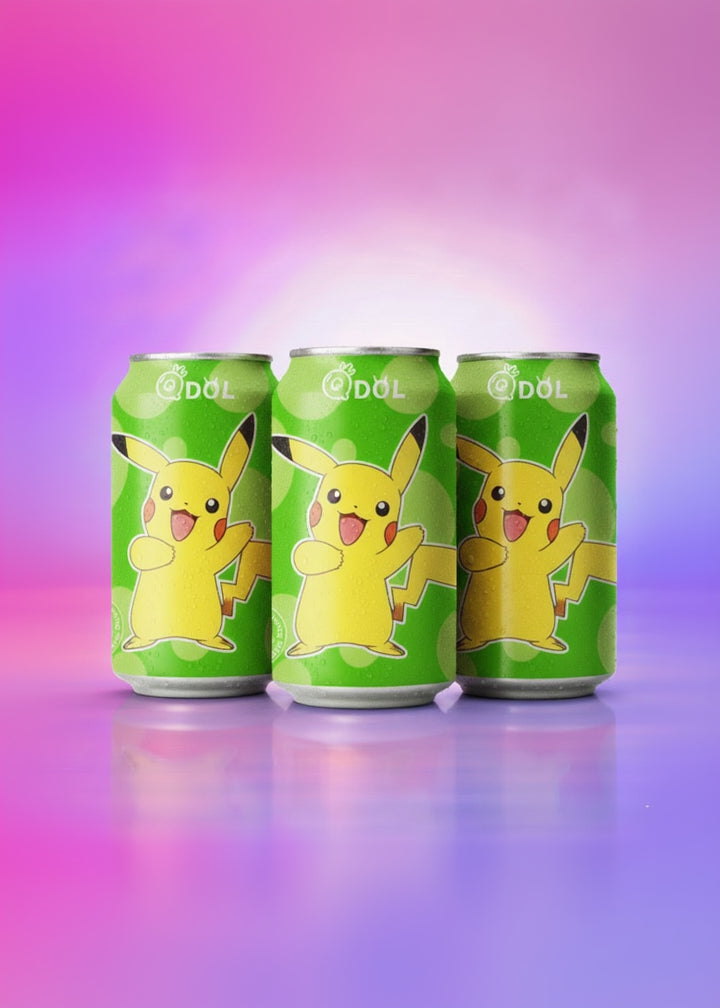 QDOL Pokemon Sparkling Water Green Lime (330ml)